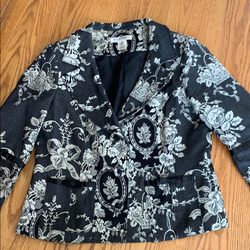 Floral blazer